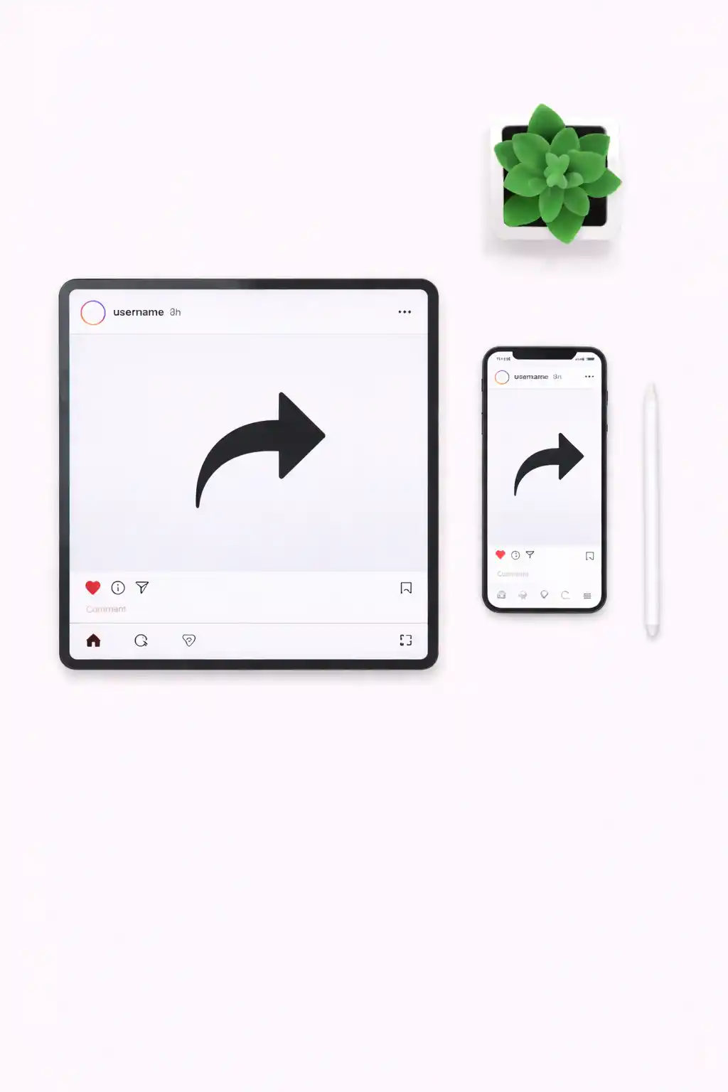 Step 3 — Share and tag in Stories