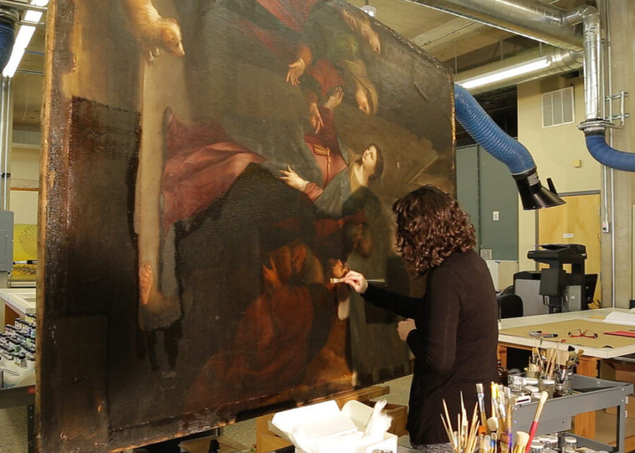 Digitization the art times artwork conservation preparation protection museum
