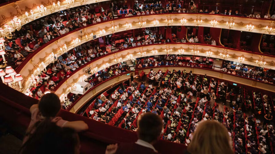 the art times artwork theater stage show actors Royal Ballet