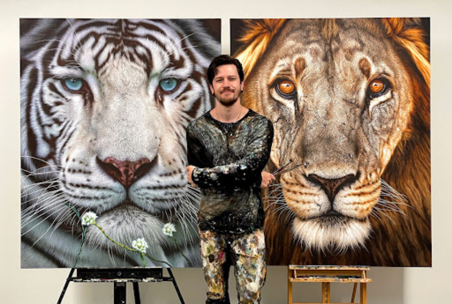 Nick Slider the art times artwork interview article presentation painting