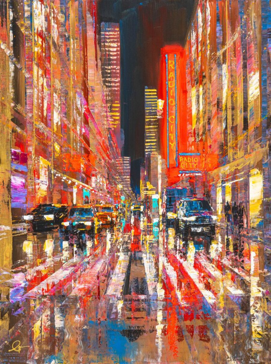 Paul Kenton paul-kenton-the_art_times-arttimes-manhattan-nocturne_PK-MN24-original-art-painting--product-780x1252- thearttimes art magazine art times artist profiles art news art biography art shop art marketplace online gallery artworks